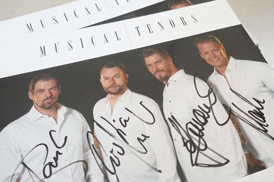 musical tenors autogrammkarte