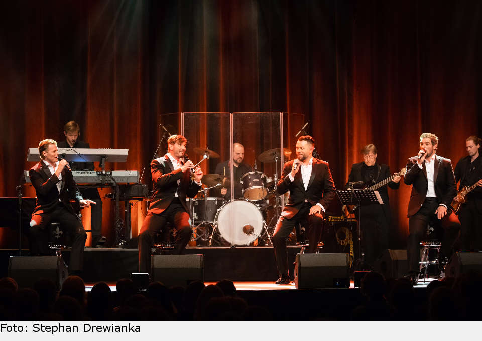 In Filderstadt beginnt die „Older But Not Wiser“-Tour 2018 der Musical Tenors. musical tenors 2018 01