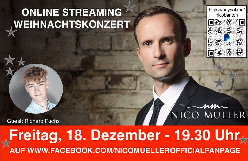 nico mueller weihnachtskonzert